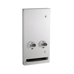 BOBRICK Bobrick 370634C TrimLineSeries Semi-Recessed Sanitary Napkin/Tampon Dispenser
