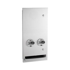 BOBRICK Bobrick 37063C TrimLineSeries Recessed Sanitary Napkin Tampon Vendor