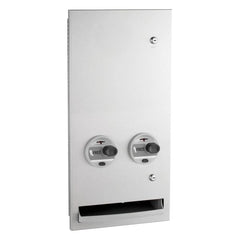 BOBRICK Bobrick 37063C TrimLineSeries Recessed Sanitary Napkin Tampon Vendor