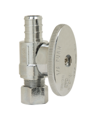 BRASSCRAFT BrassCraft PLB205XP 1/2 in. Nominal CPVC x 3/8 in. OD Compression 1/4 Turn Straight Stop