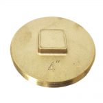 BRAXTON HARRIS COMPANY Braxton Harris Company CPSCR4 4 IPS Southern Code Raised Head Brass Cleanout Plug