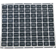 AMANA MENUMASTER Amana 12155702 LABEL - MENU POWER (SIZE / QUANTITY / PACK / ANGLE) REPLACEMENT MPN