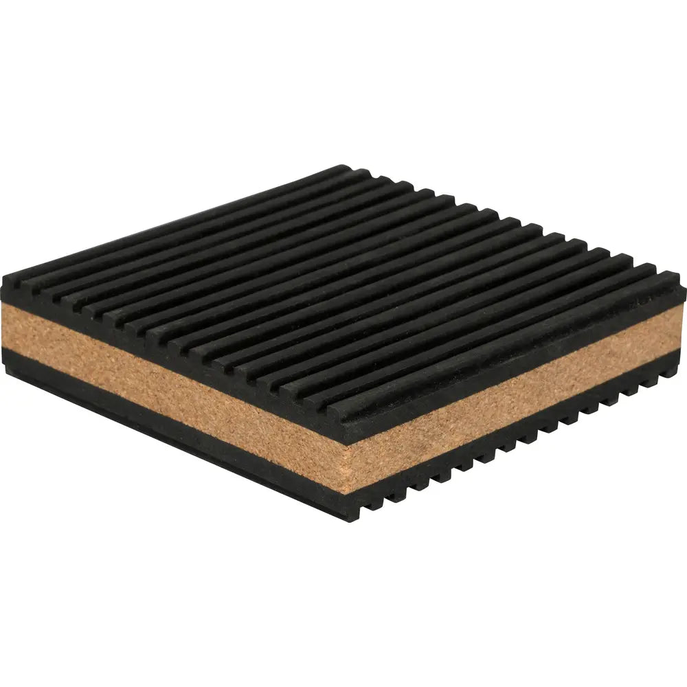 DIVERSITECH DiversiTech MP4C Rubber/Cork Anti-Vibration Pad, 4 x 4 x 7/8