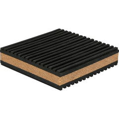 DIVERSITECH DiversiTech MP4C Rubber/Cork Anti-Vibration Pad, 4 x 4 x 7/8