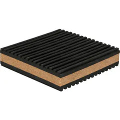 DIVERSITECH DiversiTech MP4C Rubber/Cork Anti-Vibration Pad, 4 x 4 x 7/8
