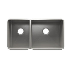 ELKAY ELKAY CASS16UM32DB-2 Undermount 32-1/4 in. 50/50 Bowl 16 Ga. Stainless Steel Kitchen Sink