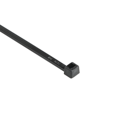 HELLERMANN TYTON HellermannTyton T50L0C2 Cable Tie 15 UL Rated 50lb Tensile Black 100-Pack