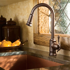 MOEN Moen 7615ORB Woodmere Faucet 1-Handle (Kitchen Faucet)