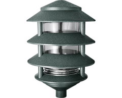 RAB DESIGN LIGHTING Rab Design Lighting LL22VG 4-Tier 100 W 120 Volt 6 Inch Verde Green Die-Cast Aluminum Incandescent Landscape Lawn Light Fixture