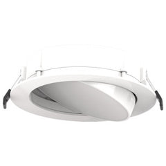 RAB LIGHTING RAB Lighting WFRLA6R129FA120WS Gimbal Wafer LED Downlight 12W 6 in.