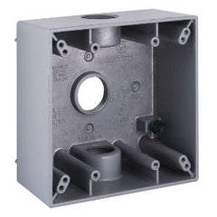 RACO Raco 5341-0 2-Gang Weatherproof Box W/3 3/4 Hubs