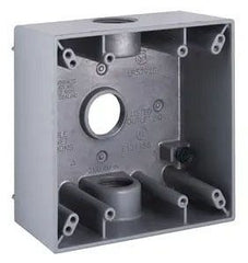 RACO Raco 5341-0 2-Gang Weatherproof Box W/3 3/4 Hubs