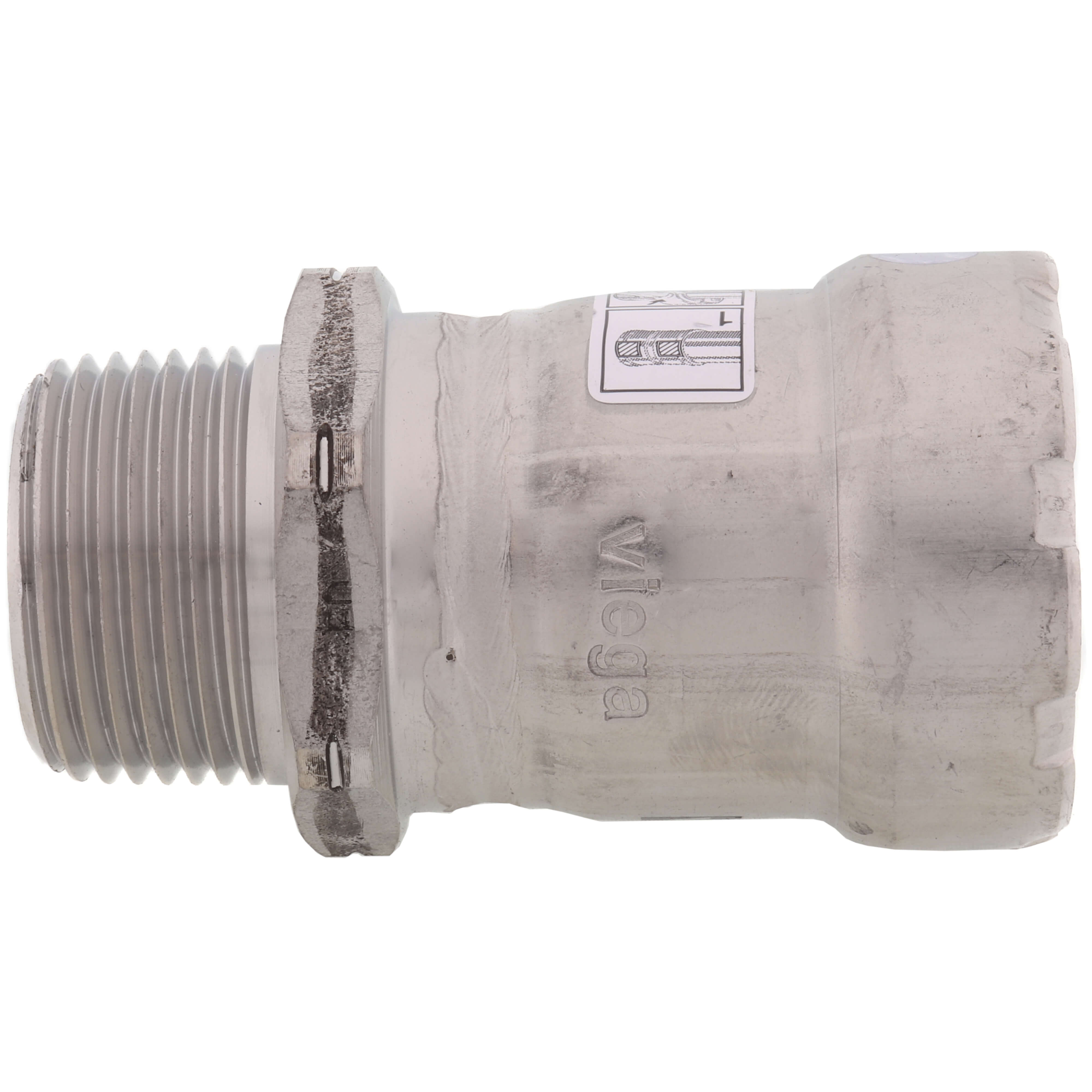 VIEGA Viega 95245 MegaPress 304 Stainless Steel Male Adapter (Press x Male)