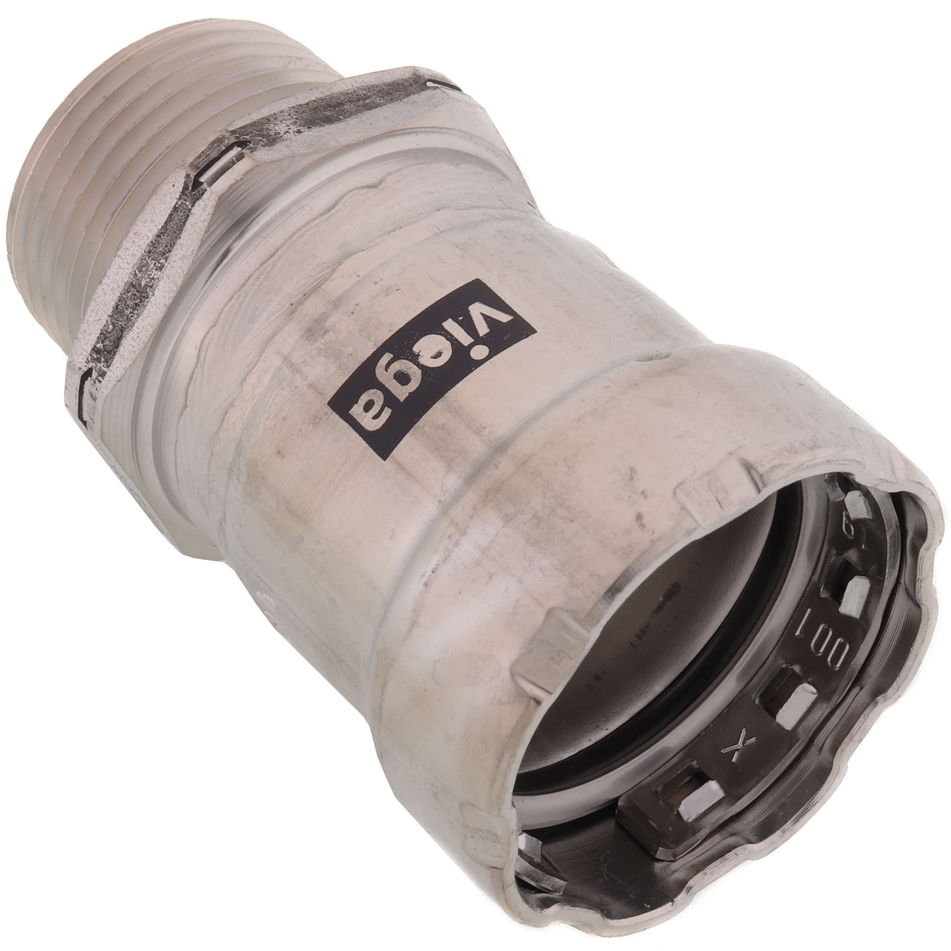 VIEGA Viega 95245 MegaPress 304 Stainless Steel Male Adapter (Press x Male)