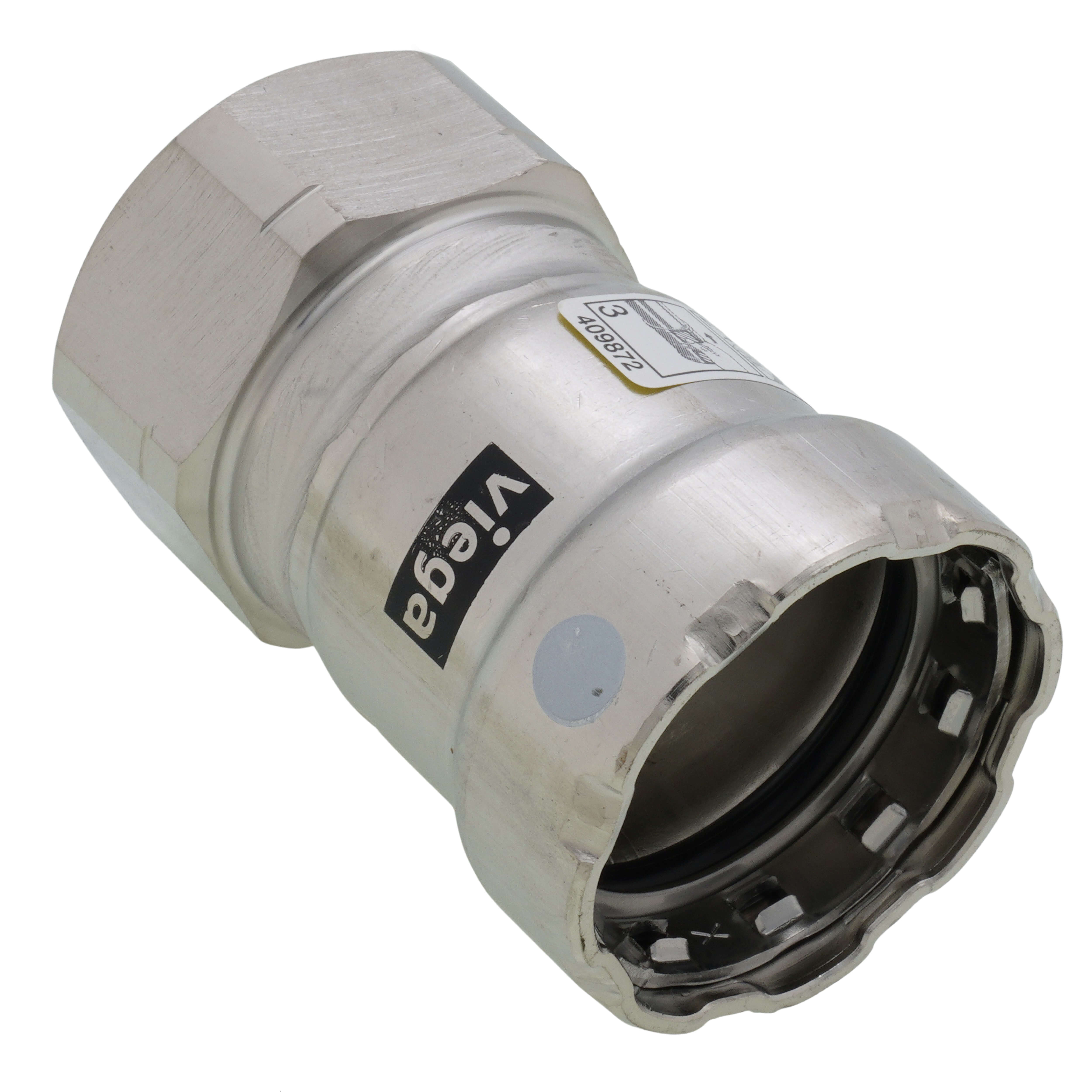 VIEGA Viega 95270 MegaPress Adapter 1 in 304 Stainless Steel Female Adapter