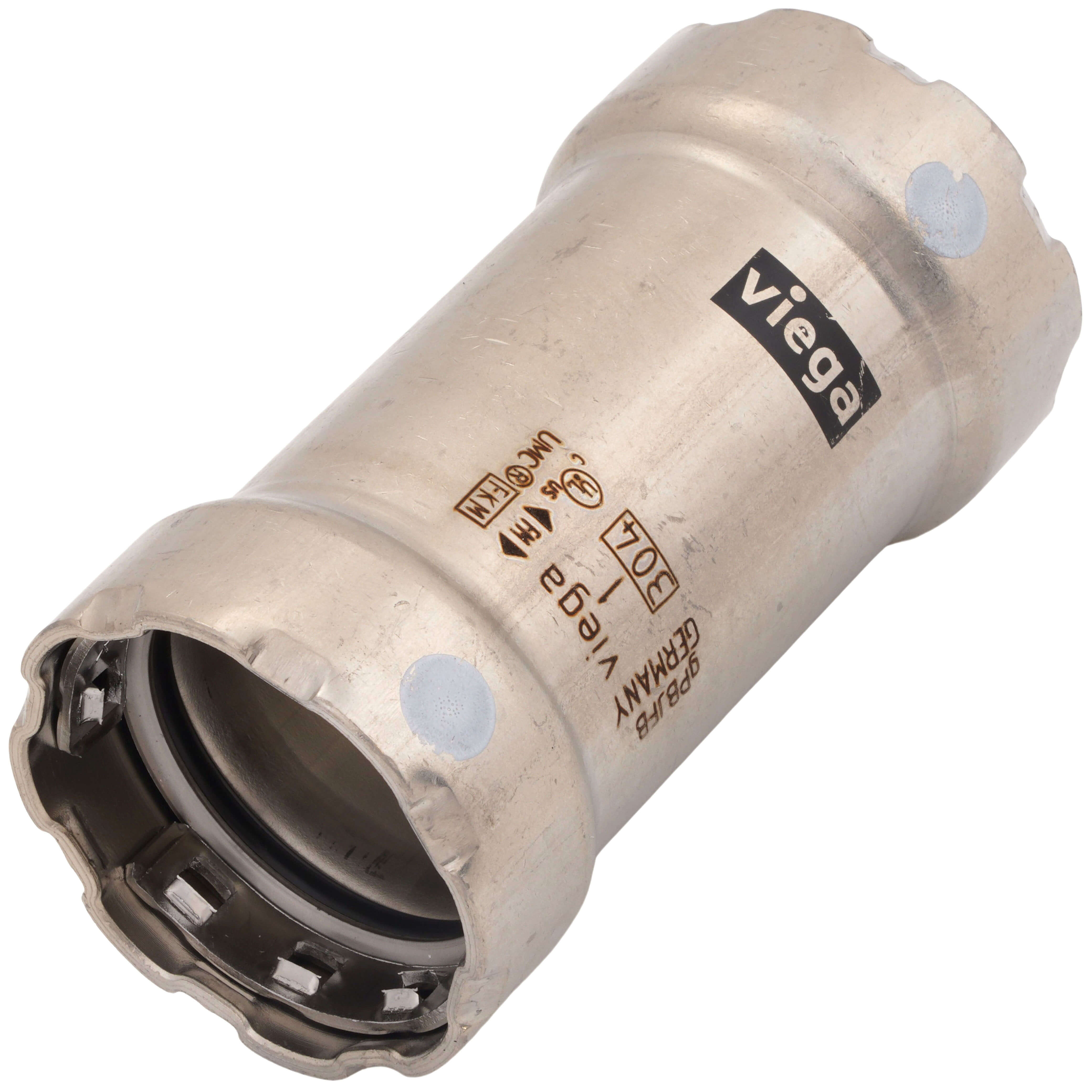 VIEGA Viega 95320 MegaPress 304 Stainless Steel Coupling without Stop