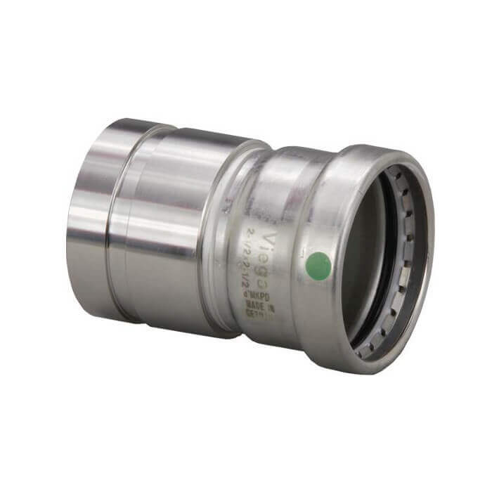 VIEGA Viega 80061 3 Groove IPS x 3 Press ProPress 316 Stainless Steel XL Adapter