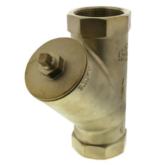 WATTS Watts 0379118 LF777SI 3 in FNPT 20 Mesh Stainless Steel Screen Lead Free Brass Y-Strainer