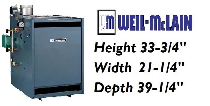 WEIL-MCLAIN Weil-McLain 119-454-330 Natural Gas Fired Cast Iron Steam Boiler 150K BTU 82%