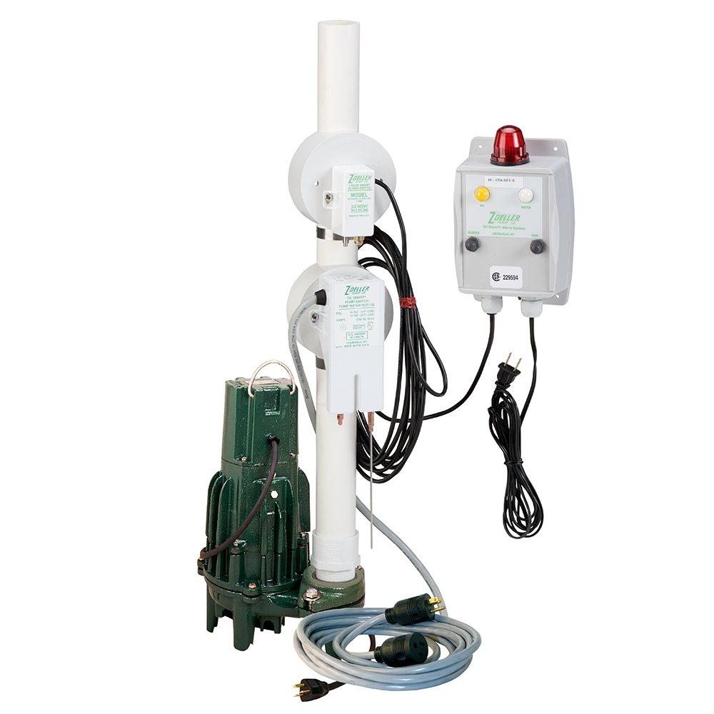 ZOELLER Zoeller 940-0008 Oil Guard System with N161 Non-Automatic Pump 115V 1/2 HP