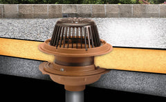 SMITH INDUSTRIES SMITH INDUSTRIES 1010RDP Special Purpose Low Profile Dome Roof Drain with Deck Plate