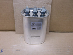 YORK SOURCE1 CAP4407535DF 35+7.5UF x 440V Oval Dual Run Capacitor