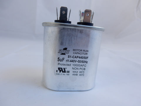 YORK SOURCE1 CAP44050F Single Run Capacitor 5uF 440V