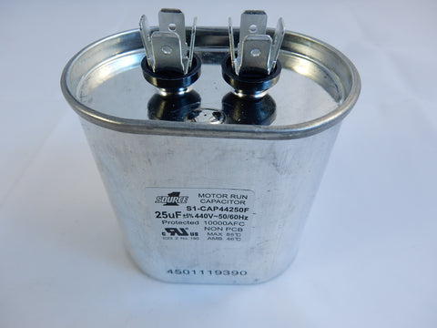 YORK Source1 CAP44250F Single Run Capacitor 25 MFD 440V