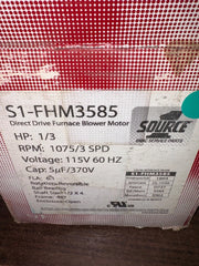 YORK SOURCE1 FHM3585 Direct Drive Blower Motor 115V 48 Frame
