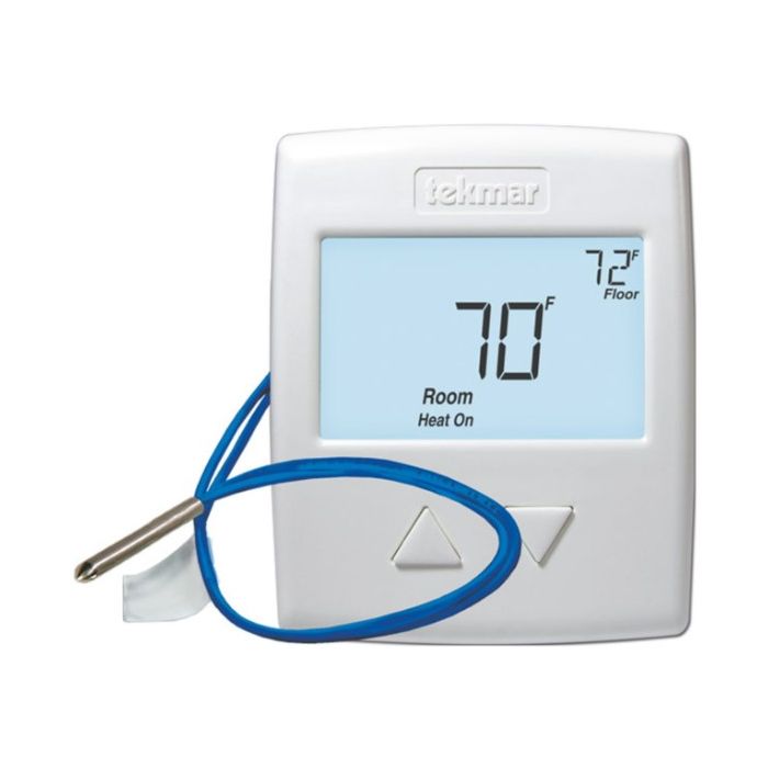TEKMAR TEKMAR T519 Radiant Thermostat One Stage Heat with Slab Sensor