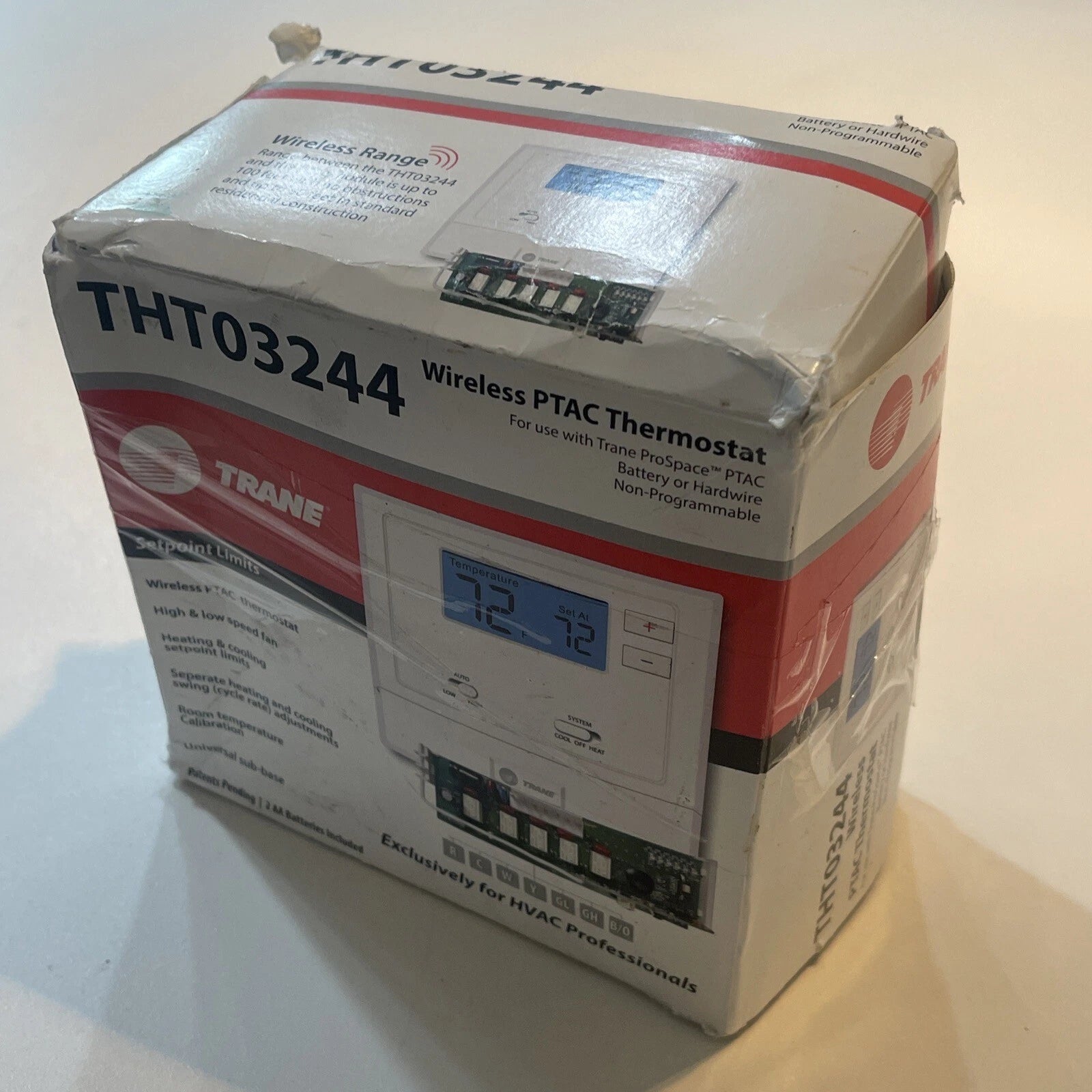 TRANE Trane THT03244 Wireless PTAC Control Thermostat