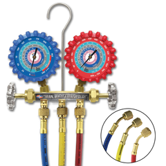 UNIWELD Uniweld A2LM5H 2-Valve Brass Manifold Set with 5' Hoses