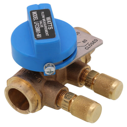 WATTS WATTS W-0856809 1/2 in. Lead Free Flow Measurement Valve with Solder Connections