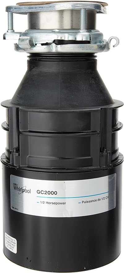 WHIRLPOOL Whirlpool GC2000PE In-Sink Disposer 1/2 HP