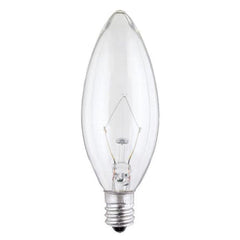 WESTINGHOUSE Westinghouse 0368100 15W B9 1/2 Torpedo Incandescent Clear E12 Candelabra Base 130V
