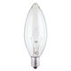 WESTINGHOUSE Westinghouse 0368100 15W B9 1/2 Torpedo Incandescent Clear E12 Candelabra Base 130V