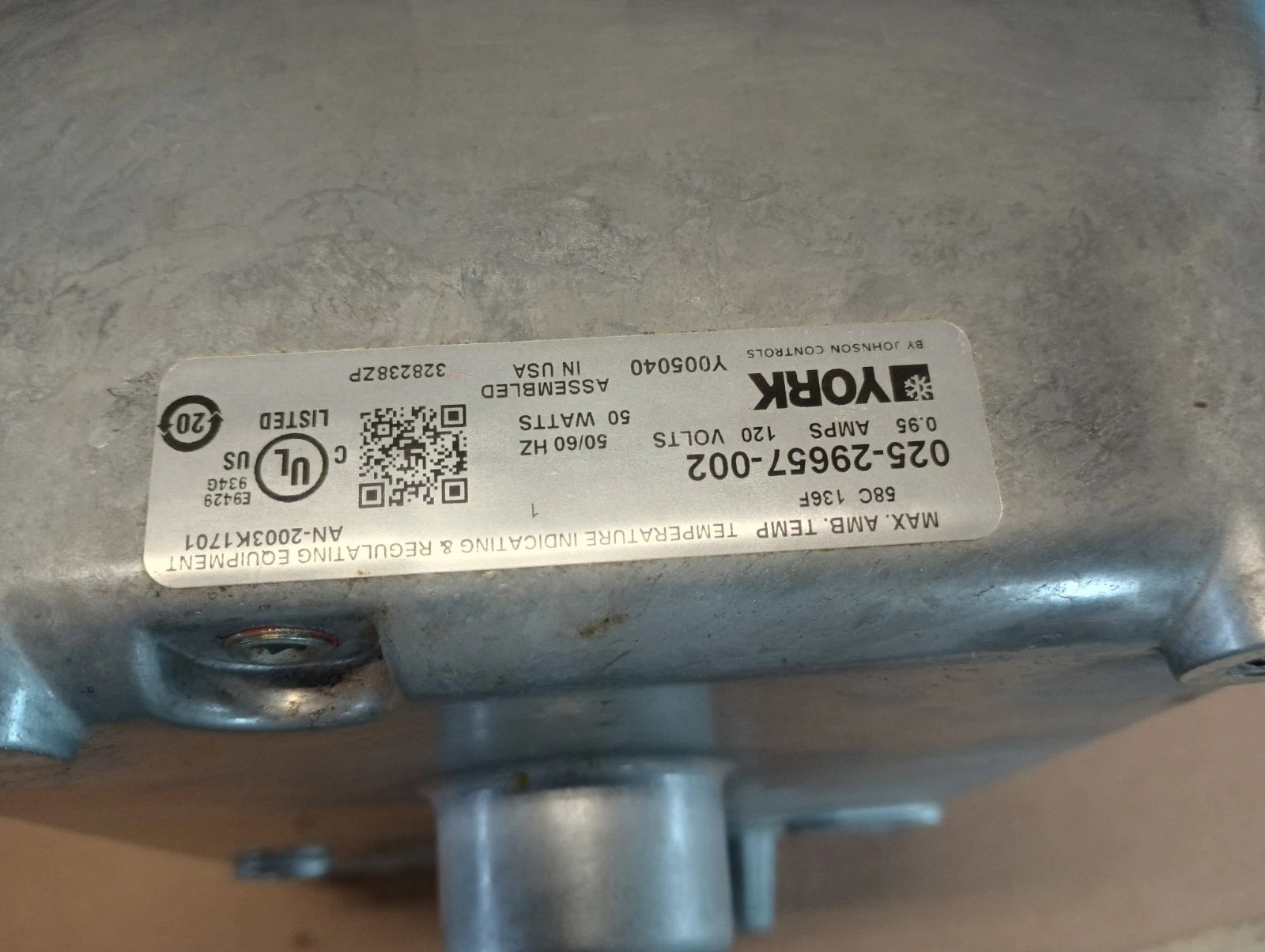YORK YORK 02529657002 HVAC Motor Actuator