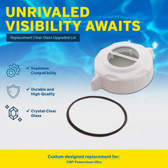 ZODIAC Zodiac 25280-109-200 Cover Assy Powerclean Ultra Clear Glass Replacement