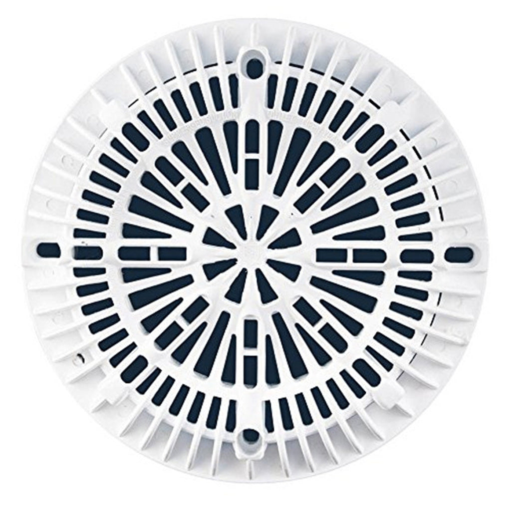 ZODIAC Zodiac 25537-000-000 Galaxy Main Drain 8 inch White Lid and Frame