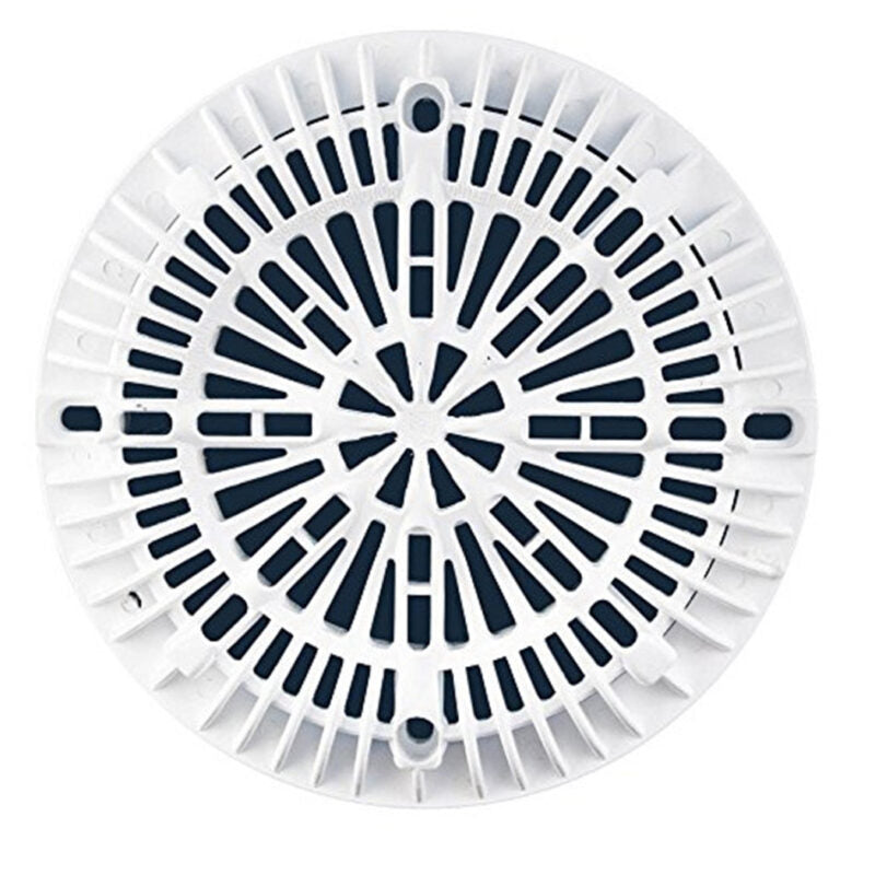 ZODIAC Zodiac 25537-000-000 Galaxy Main Drain 8 inch White Lid and Frame