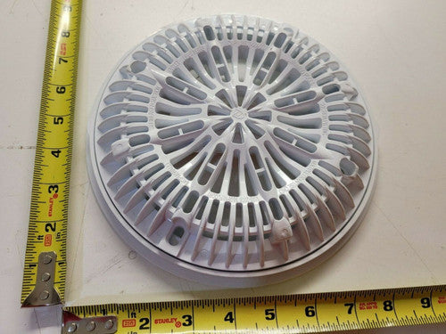 ZODIAC Zodiac 25537-000-000 Galaxy Main Drain 8 inch White Lid and Frame
