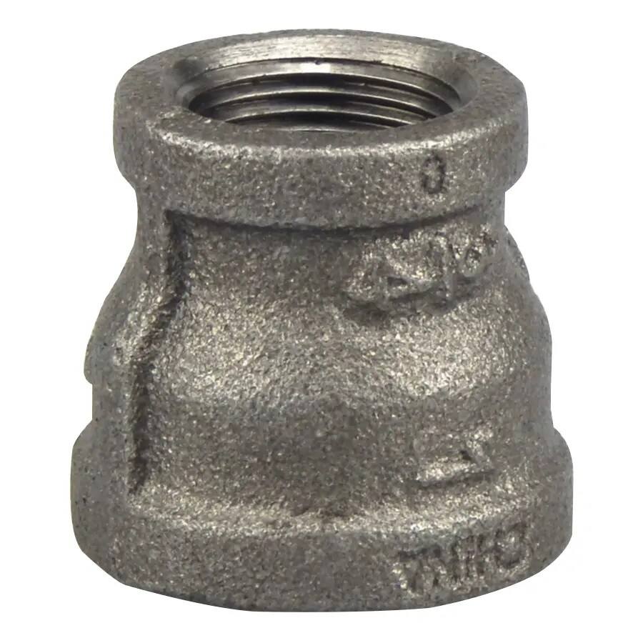 MALLEABLE MALLEABLE 521-320 Black Iron Reducing Coupling 3/8 x 1/8