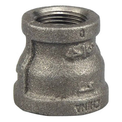 MALLEABLE MALLEABLE 521-320 Black Iron Reducing Coupling 3/8 x 1/8