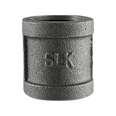 MALLEABLE MALLEABLE 521-320 Black Iron Reducing Coupling 3/8 x 1/8