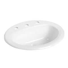 MANSFIELD Mansfield 237-4 Mansfild MS Oval Drop-In Lavatory Sink