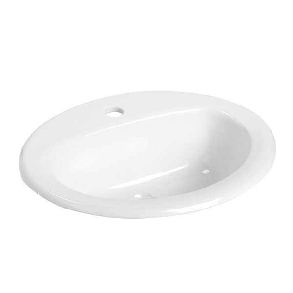 MANSFIELD Mansfield 237-4 Mansfild MS Oval Drop-In Lavatory Sink
