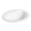 MANSFIELD Mansfield 237-4 Mansfild MS Oval Drop-In Lavatory Sink