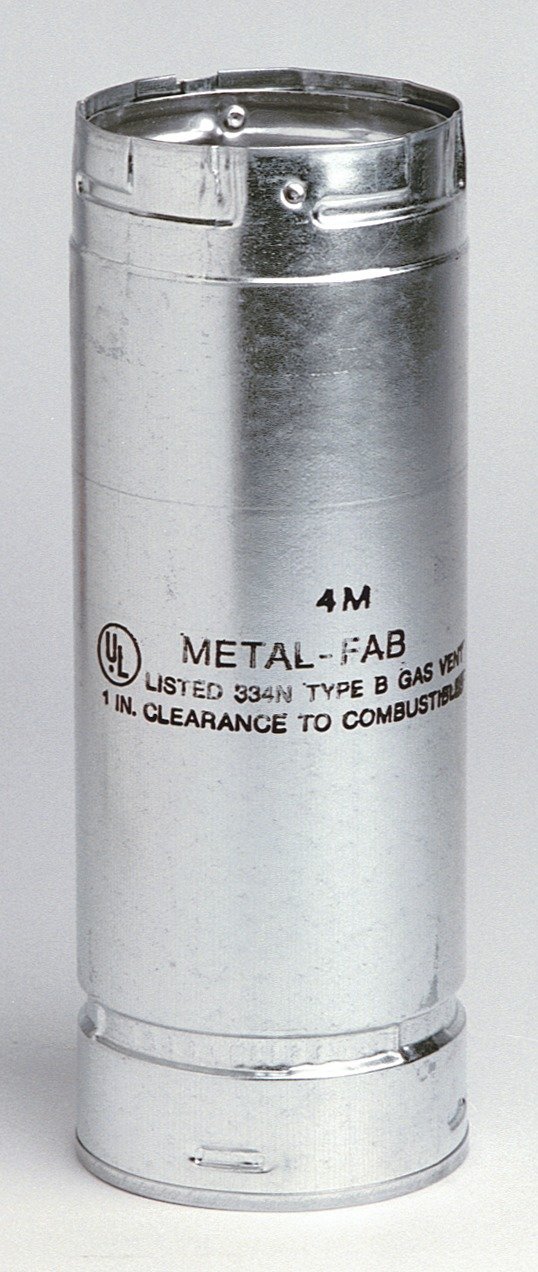 METAL-FAB Metal-Fab 10M18A M Series B-Vent 10 in x 18 in Adjustable Length