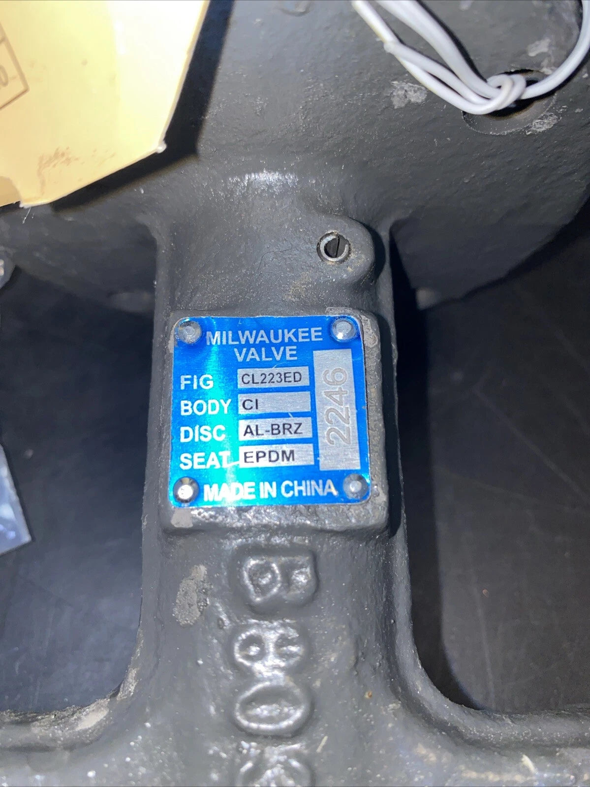 MILWAUKEE Milwaukee CL223ED-400 Butterfly Valve