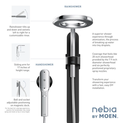 MOEN Moen N207C0BLC Spa Shower Two-Function Handshower